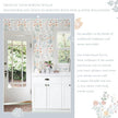 Floral Peel and Stick Wallpaper Vintage Wallpaper Colorful Wall Paper Wildflower Contact Paper for Cabinets Vinyl Renter Friendly Waterproof Self-Adhesive Bathroom Kitchen Bedroom 393