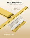 Picture Light for Wall with Remote, Picture Lights Battery Operated Rechargeable 12000mAh, 3 Colors & 3 Timers, Brightness Dimmable for Gallery Poster Frame Painting Photo Art Display (Gold, 2 Pack)