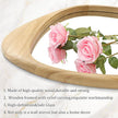 AAZZKANG Large Wall Mirror with Irregular Wood Framed 28
