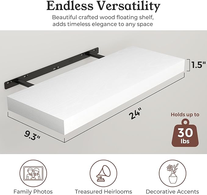 Floating Shelves for Wall, 9.3