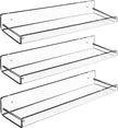AMT 3 Pack Acrylic Floating Shelves, 15