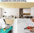 Art3d 12-Pack Slat Design 3D Wall Panels for Interior Wall Decor, 2x4 FT PVC Decorative Drop Ceiling Tiles - Oak