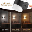 L LOHAS LED Night Lights Plug into Wall with 3CCT Adjustable (3000K/4000K/5000K), 3 Level Dimmable Night Light, 1W Low Power Nightlight with Auto On/Off Sensor, 2 Pack