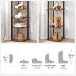 HOOBRO Vertical Shoe Rack, 8-Tier Narrow Shoe Shelf, Shoe Storage Organizer for Small Space, 11