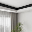 LaCheery Black Wood Mirror Frame Border Peel and Stick Mirror Border Tape Black Wallpaper Borders for Bathroom Mirrors Borders Sticker Waterproof Removable Bulletin Board Wall Paper Trim Decor 3