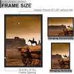 A PLUS MAX 20x28 Picture Frame Set of 2, Black Engineered Wood Frame for 20 x 28 Inch Picture Poster Photo, Light Weight 20 by 28 Frame with Wood-grain for Wall - 2 Pack/Black/20 x28