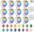 Wireless 16 Color Changing LED Puck Light 12 Pack LED Under Cabinet Lighting Closet Light Battery Powered Night Lights with Remote Control Dimmer & Timing Function