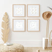 puthiac 12x12 Solid Oak Wood Picture Frame, Fits 8x8 with Mat or 12x12 Without Mat, Wall Display Only, Plexi Front, 3 Pack, Natural Oak