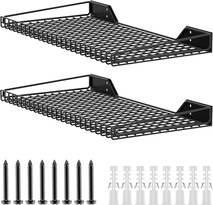 WALMANN 2 Pack Garage Wall Shelf, 23.5