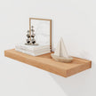 RICHFOCUS Floating Shelves for Wall 24 Inch Solid USA-Sourced Oak Wooden Shelves for Bathroom Kitchen 9
