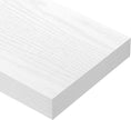 QEEIG Floating Shelves for Wall Bathroom Shelf Bedroom Kitchen Living Room Farmhouse Small Book Shelf 16 inch Set of 2, White (015-W2)