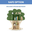 Delta Children Tree Bookcase - Greenguard Gold Certified, Fern Green/Crafted Natural