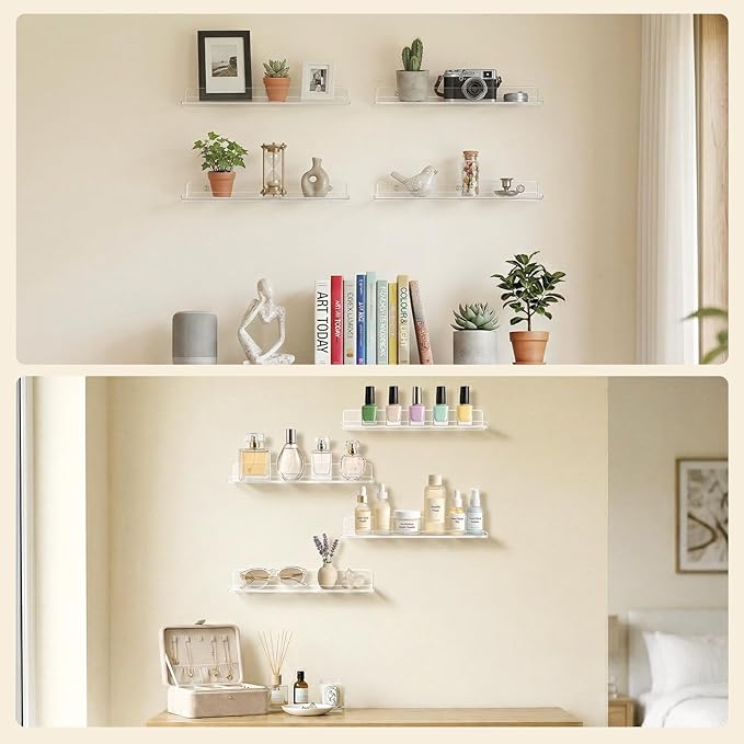 Lifewit Floating Shelves for Bathroom, 14
