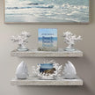 Sorbus Floating Shelves - 2 Pack 24 X 9 Inch Rustic Blue Wall Shelves for Bedroom, Kitchen, Living Room, Bathroom Shelves, Home Decor - Extra Long Floating Shelf for Trophy, Books Frames, Toilet Paper