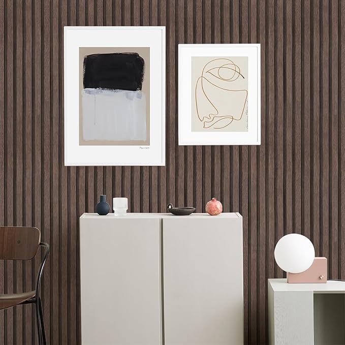 Yun-aeon Natural Wood Peel and Stick Wallpaper Wood Slats - 17.3