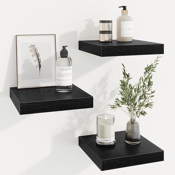 Square Floating Shelves for Wall, 9.25