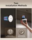 EZVALO Under Cabinet Lighting with Charging Station,1000mAh Rechargeable Puck Lights with Remote, 3 Color Temps & 12 RGB Closet Lights, Dimmable Motion Sensor Lights for Shelf, Kitchen (3 Packs)