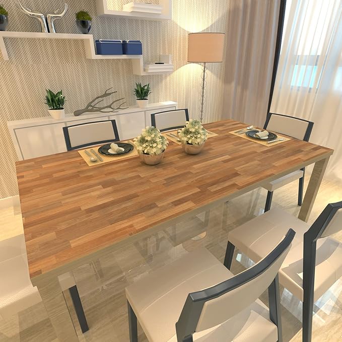 MelunMer Wood Peel and Stick Wallpaper Wood Grain Contact Paper for Cabinets Self Adhesive Removable Wallpaper Faux Wooden Contact Paper for Countertop Decorative Planks Panel 197 in L 15.7 in W