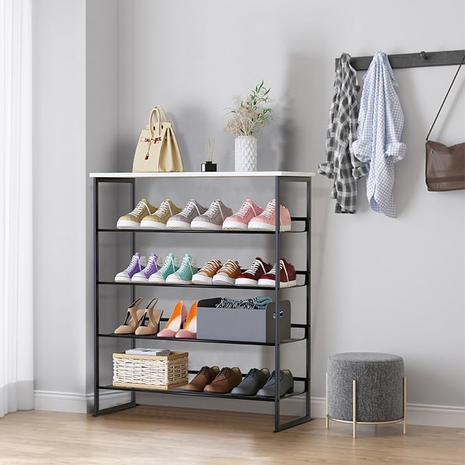 Garden 4 you Shoe Rack for Entryway 5 Tiers 11.8