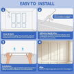 KESHWELL Premade Wall Panels,6 Frame Wall Panels for Interior Wall Decor,Accent Molding Kit,Pre-Cut Wainscoting Panels,Wall Molding Trim for Home Bedroom Livingroom Decor (6 Set,54 x 24'',24x24'')