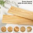 Floating Shelves for Wall Rustic Farmhouse 24 Inch Floating Shelf Wooden Shelves for Wall Pine Wood Shelf with Unique Natural Grain for Living Room Bedroom Kitchen (Raw Wood)