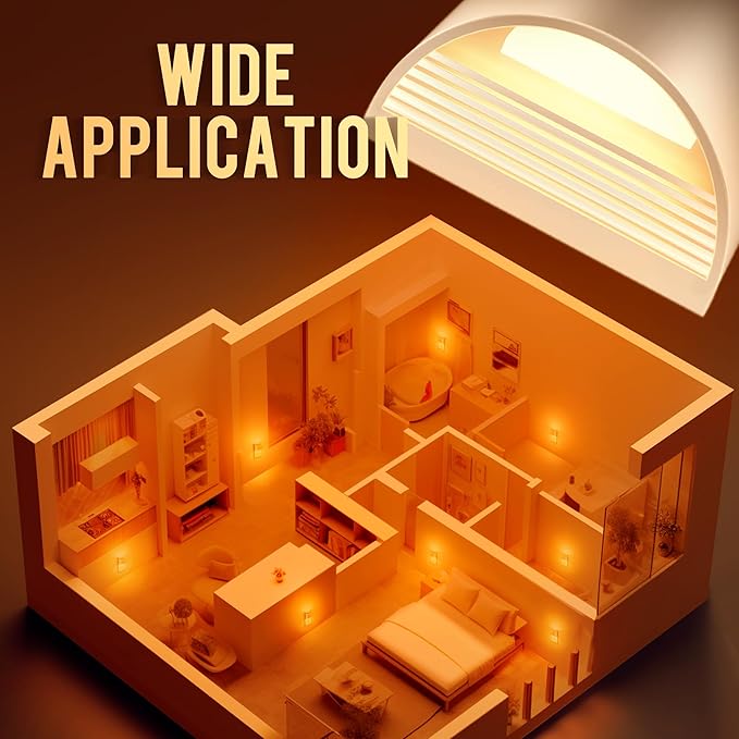 DORESshop LED Night Light[4 Pack], Night Lights Plug into Wall, 3 Level Brightness Adjustable Plug in Night Light, Dusk to Dawn Sensor Nightlights for Adults,Bedroom,Bathroom,Hallway, Amber