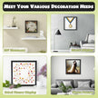 2 Pack T Shirt Display Frame, 11.3'' X 11.3'' Black Imitation Wood T Shirt Frame with 98% UV Protection Acrylic, 1