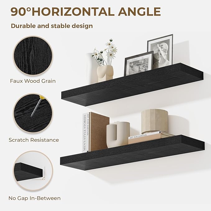 Dreamland 40 Inches Floating Shelves for Wall, 9.3