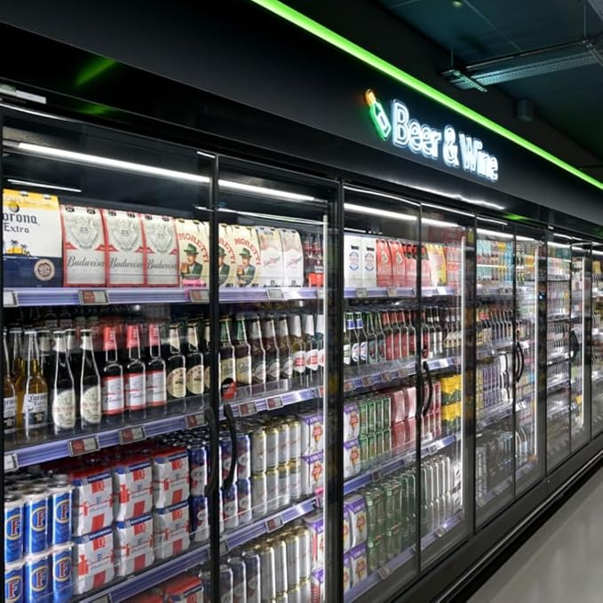 Gondola Shelving Lights 1408 Type LED Lighting Bar Under Retail Shelves via Magnets for Super Market, Commercial Refrigerator, Beverage Cooler, Merchandiser or Bakery, Ultra Slim Length 30"