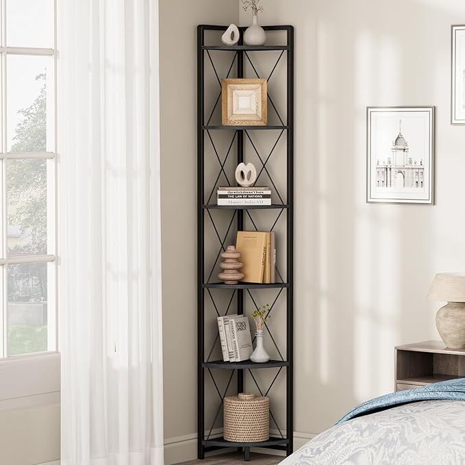 6 Tier Corner Shelf Stand, 78