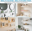 Acrylic Bathroom Shelves Set of 2,15