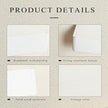 Freezing point Small Floating Shelf,Mini Wall Shelves for Kitchen Bedroom Living Room Bathroom Wall Decor Plant Display Collectibles Corner Decorative Storage Tiny White