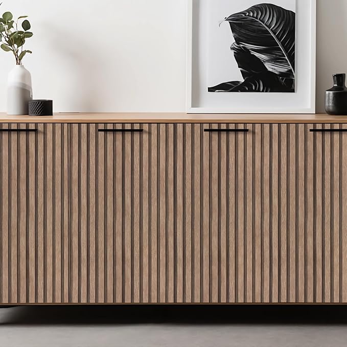 Yun-aeon Natural Wood Peel and Stick Wallpaper Wood Slats - 17.3