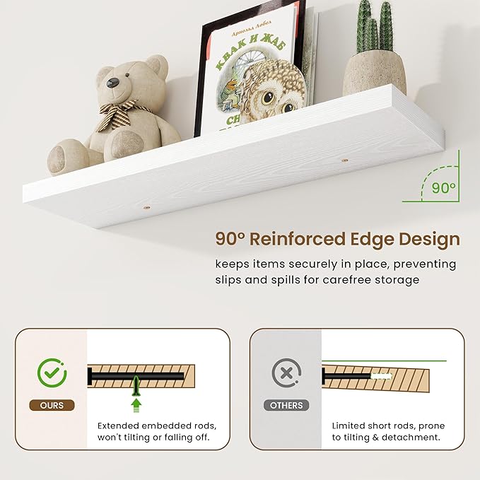 36in Floating Shelves for Wall, 36