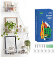 Fire Escape Wall Shelf White - Modern New York City Wall Decorative Display Ladder Floating Shelves for Bedroom, Home Décor, Action Figure Display (2.5-Tier)