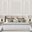 6-Frame Premade Accent Wall Molding Kit, Ready-to-Assemble Wainscoting Panels, Pre-Cut Chair Rail Moulding Trim for Home Décor
