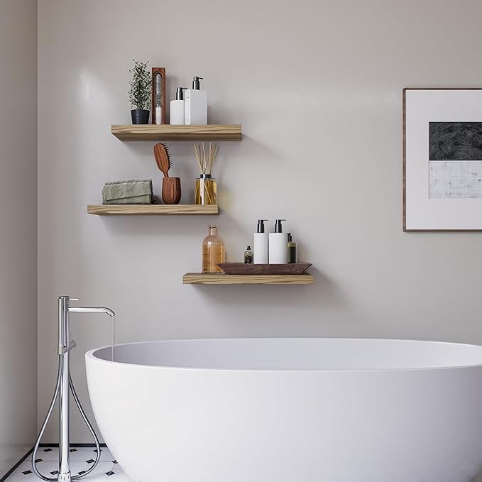 Floating Shelves for Wall Set of 3, 16