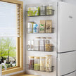 4PCS Magnetic Storage Baskets for Refrigerator, Strongly Magnet Spice Rack, Fridge Storage Shelf, Great for Kitchen and Pantry