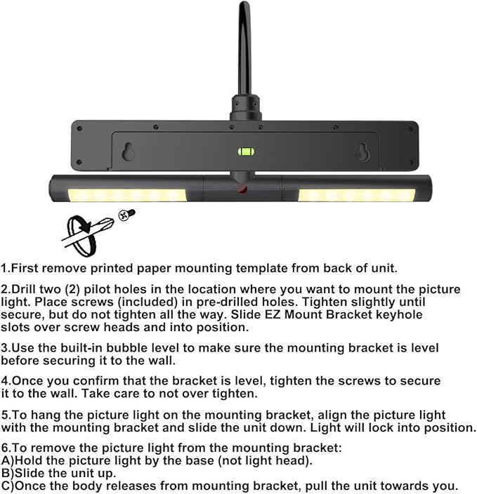 BIGLIGHT Wireless Picture Light Battery Operated, 13 Inches Artwork Light with Remote and Timer, Dimmable Display Lamp for Painting Dartboard Photo Frame Portrait Art, Black