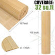 Bamboo Wall Panel for Interior Wall Decor, Renewable Pole Wrap Wainscoting Roll Bamboo Covering Paneling for Wall Ceiling Office Bedroom Living Room (48