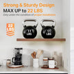 BAYKA Floating Shelves for Wall, Wall Mounted Rustic Wood Shelves for Bathroom, Bedroom, Living Room, Kitchen,Small Hanging Shelf for Books/Storage/Room Decor (Walnut-Like, Set of 3, 15.7in)