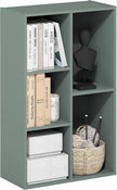 Furinno LUDER Book Shelf, 5-Cube Bookshelf, Reversible Bookcase, 9.4