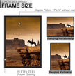 A PLUS MAX 17x24 Picture Frame Set of 3, Black Engineered Wood Frame for 17 x 24 Inch Picture Poster Photo, Light Weight 17 by 24 Frame with Wood-grain for Wall - 3 Pack/Black/17 x24