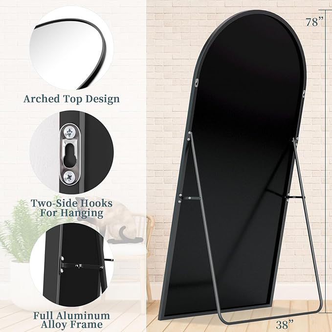Full Length Mirror with Stand, 78