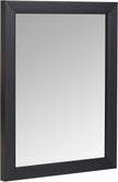 Amazon Basics Rectangular Wall Mount Mirror with Standard Trim for Bedroom, Living Room, Entryway, Hangs Horizontally or Vertically, 16 x 20 inch, Black