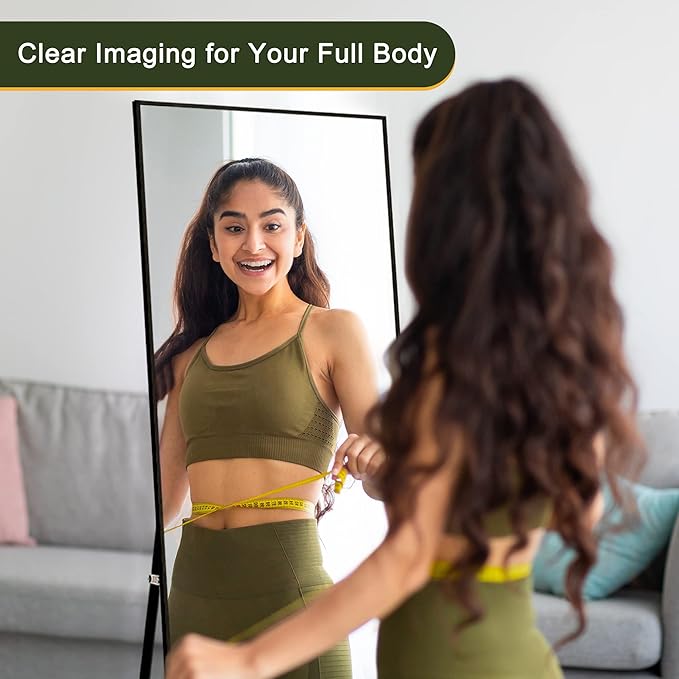NicBex Full Length Mirror with Stand, 56