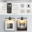 JOOSENLUX Modern Wall Lights Battery Operated Black Wireless Picture Lights for Wall 16.5