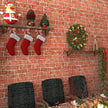 Cohoo Home Red Brick Wallpaper Peel and Stick Contact Paper 18inW 591inL Faux 3D Brick Contact Paper Self Adhesive Removable Wallpaper Backsplash Wrapping Fireplace Wall Sticky Waterproof Vinyl