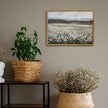 OIQArtOIQ Vintage Wildflowers Landscape Wall Art Framed Floral Natural Scenery Oil Painting Canvas Prints Country Farmhouse Decor Pictures Kitchen Bedroom Living Room Bathroom