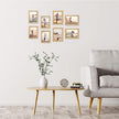 5x7 Picture Frame, Composite Wood Photo Frame with Perspex Glass for Vertical or Horizontal Tabletop Wall Display for Photos, Paintings, Posters, Artwork, Birthday Christmas Gift, Set of 4